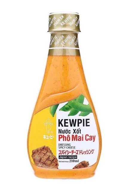Kewpie Nước sốt phô mai cay 210gr